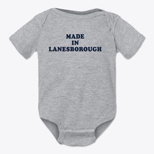 Lanesborough Massachusetts Classic 70s Baby Onesie
