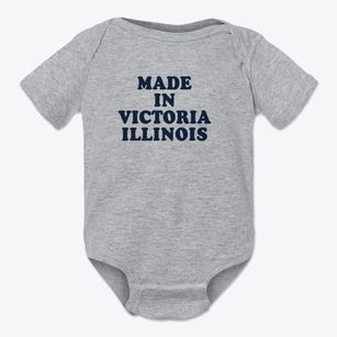 Victoria Illinois Classic 70s Baby Onesie