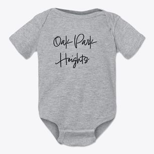 Oak Park Heights Minnesota Freestyle Baby Onesie