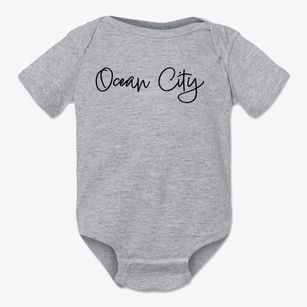 Ocean City Washington Freestyle Baby Onesie