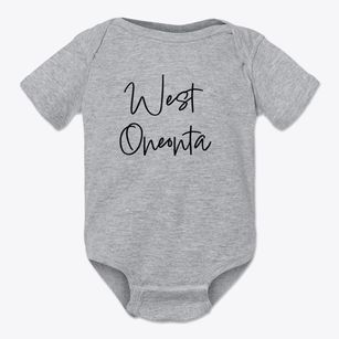 West Oneonta New York Freestyle Baby Onesie
