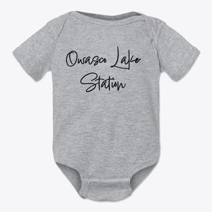 Owasco Lake Station New York Freestyle Baby Onesie