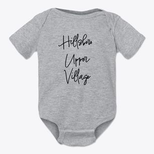 Hillsboro Upper Village New Hampshire Freestyle Baby Onesie