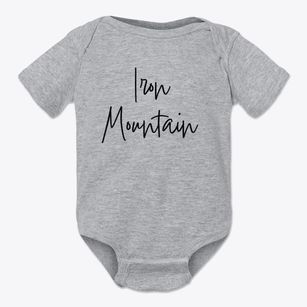 Iron Mountain Michigan Freestyle Baby Onesie