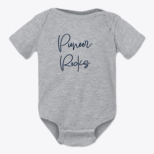 Pioneer Rocks West Virginia Freestyle Baby Onesie