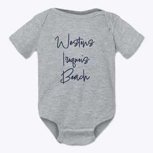 Westons Iroquois Beach Michigan Freestyle Baby Onesie