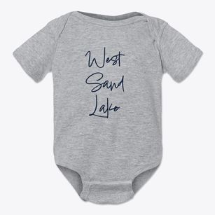 West Sand Lake New York Freestyle Baby Onesie