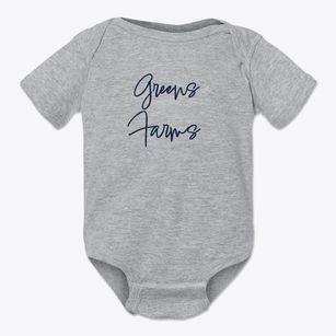 Greens Farms Connecticut Freestyle Baby Onesie