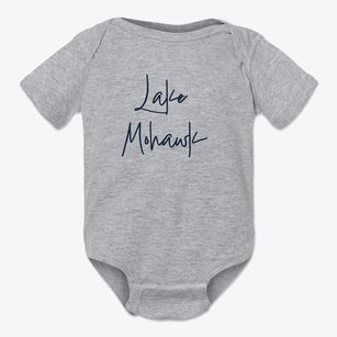 Lake Mohawk New Jersey Freestyle Baby Onesie