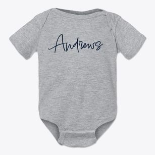 Andrews New Jersey Freestyle Baby Onesie