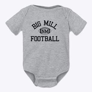 Big Mill New Mexico Football Baby Onesie
