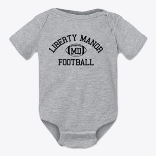 Liberty Manor Maryland Football Baby Onesie