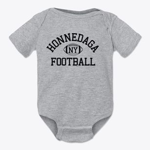 Honnedaga New York Football Baby Onesie
