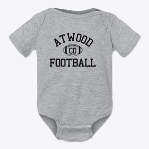 Atwood Colorado Football Baby Onesie