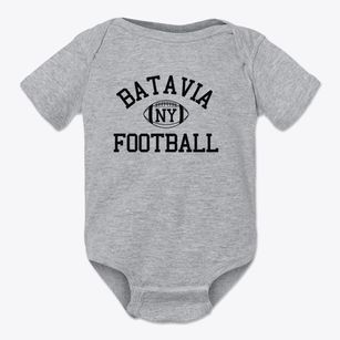 Batavia New York Football Baby Onesie
