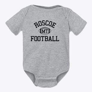 Roscoe Montana Football Baby Onesie