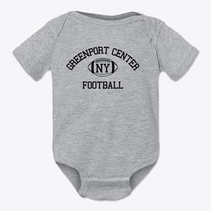 Greenport Center New York Football Baby Onesie