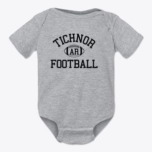 Tichnor Arkansas Football Baby Onesie