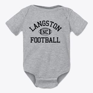Langston North Carolina Football Baby Onesie