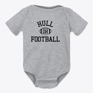 Hull Ohio Football Baby Onesie
