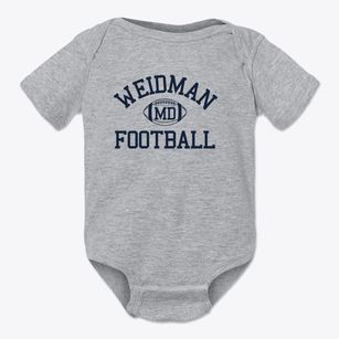 Weidman Maryland Football Baby Onesie