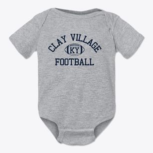 Clay Village Kentucky Football Baby Onesie