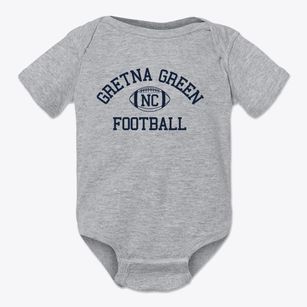 Gretna Green North Carolina Football Baby Onesie