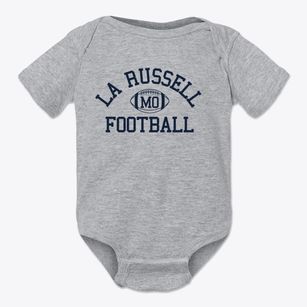 La Russell Missouri Football Baby Onesie