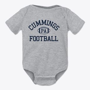 Cummings Pennsylvania Football Baby Onesie