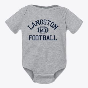 Langston Missouri Football Baby Onesie