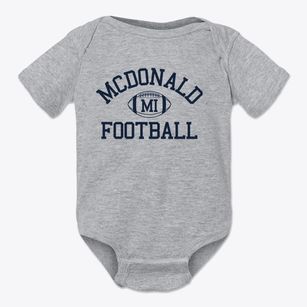 Mcdonald Michigan Football Baby Onesie