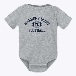 Warrens Bluff Tennessee Football Baby Onesie
