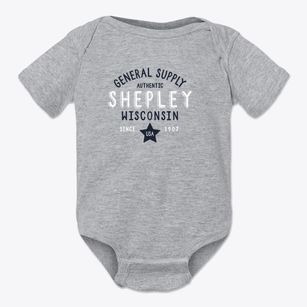 Shepley Wisconsin General Supply Baby Onesie