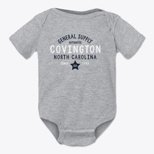Covington North Carolina General Supply Baby Onesie