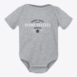 Round Prairie Oregon General Supply Baby Onesie