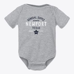 Newport Texas General Supply Baby Onesie