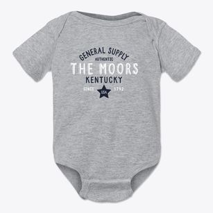 The Moors Kentucky General Supply Baby Onesie