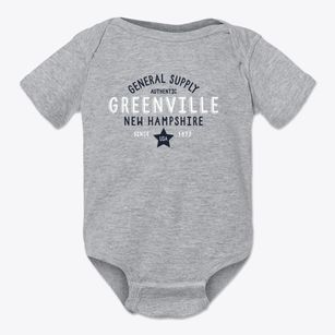 Greenville New Hampshire General Supply Baby Onesie