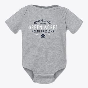 Green Acres North Carolina General Supply Baby Onesie
