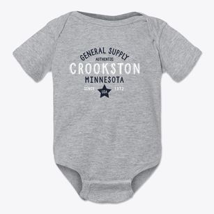 Crookston Minnesota General Supply Baby Onesie