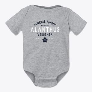Alanthus Virginia General Supply Baby Onesie