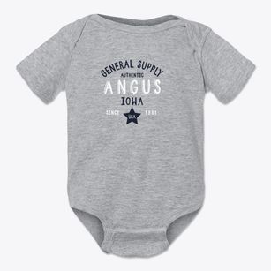 Angus Iowa General Supply Baby Onesie