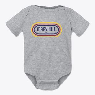 Mary Hill Iowa Color Loop Baby Onesie