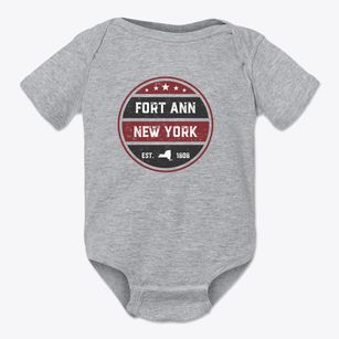 Fort Ann New York Americana Baby Onesie