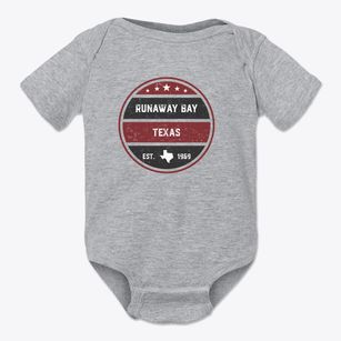 Runaway Bay Texas Americana Baby Onesie