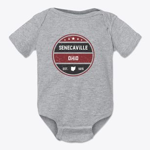 Senecaville Ohio Americana Baby Onesie