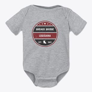 Breaux Bridge Louisiana Americana Baby Onesie