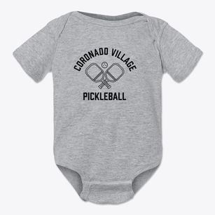 Coronado Village Arizona Pickleball Baby Onesie