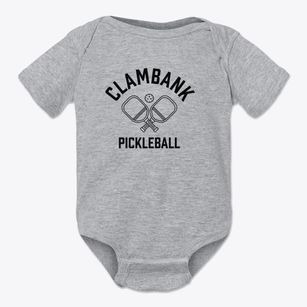 Clambank South Carolina Pickleball Baby Onesie