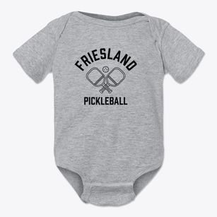 Friesland Minnesota Pickleball Baby Onesie